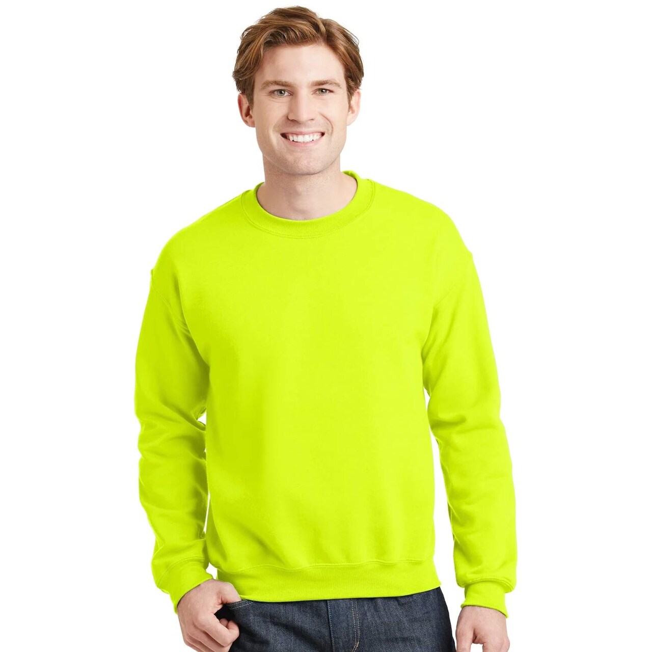 Gildan Heavy Blend Long Sleeve Crewneck Sweatshirt for Everyday Wear & Winter Outfits